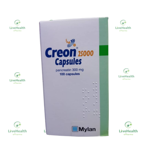 https://livehealthepharma.com/images/products/1725661069Creon 25000units Capsules (100 Capsules).png